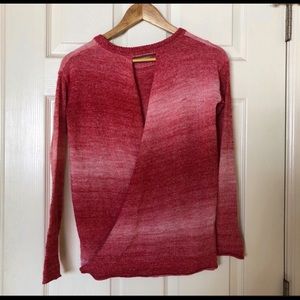Prana Long Sleeve Knit Open Back Shirt XS